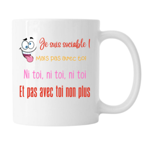 Mug - je suis sociable